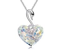 JZWCHQ Décoré de cristal pendent en forme de coeur à la mode