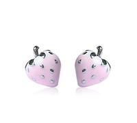 JZWCHQ Earrings for Women, Wild Strawberry Earrings Wild Strawberry Earrings Hypoallergenic Jewelry 925 Sterling Silver, Color Photo,