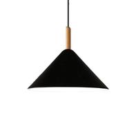 JZWCHQ Élégant Pendentif en métal - Chaner à tête Simple rétro réglable Retro E27, luminaire de Plafond Triangulaire Romantique pour Cuisine, Chevet, Caban Rustique intérieur