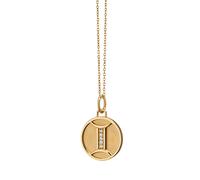 JZWCHQ ENAMELLE ENAMEL ENAMEL INOBILLE ZODIAC CONSTRATION PENDANT Collier Astrologie Horoscope Zodiaque Signe