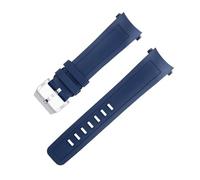 JZWCHQ End Curbe 22 mm Band de montre à libération rapide pour Strap Family Fluoro Rubber Watch Band