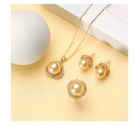 JZWCHQ Ensembles boucles d'oreilles Ring Choker Engagement Bijoux Accessoires Pendants Colliers POUR LES FEMMES