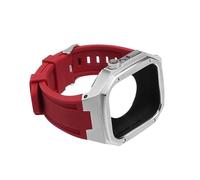 JZWCHQ Étui à sangle de montre en silicone coloré ， pour SE 9 8 7 6 5 4 4 Série 40mm 41mm 44mm 45 mm montre Remplacer le bande de modification du bande