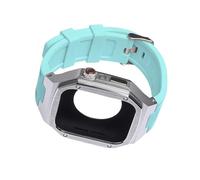 JZWCHQ Étui à sangle de montre en silicone coloré , pour SE 9 8 7 6 5 4 4 Série 40mm 41mm 44mm 45 mm montre Remplacer le bande de modification du bande