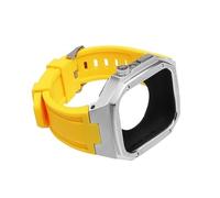 JZWCHQ Étui à sangle de montre en silicone coloré , pour SE 9 8 7 6 5 4 4 Série 40mm 41mm 44mm 45 mm montre Remplacer le bande de modification du bande