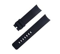 JZWCHQ Extrémité incurvée 22 mm Band de montre à libération rapide pour Strap Family Fluoro Rubbero Watchband Band Origin Chine