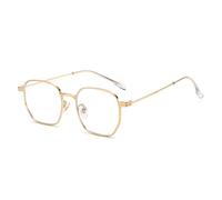 JZWCHQ Fashion Femmes Lunettes de Soleil Rétro Clear Lens Frame Men de métal Punk Punk Orange Sun Glasses Shades UV400