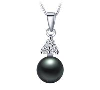 JZWCHQ Fine bijoux femmes Naturel Eau de perle d'eau douce Pendant le meilleur cadeau avec 8 à 9 mm fabriqué en Chine