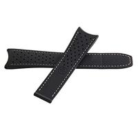 JZWCHQ Hommes 22 mm en caoutchouc gris gris coussing freelancer watch band sangle i1.17