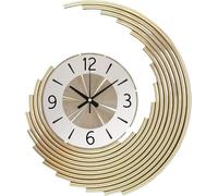 JZWCHQ Horloge Murale Art Moderne Horloge Murale Horloge Murale créatrice Salon décoration Maison décoration Art Simple Moderne Mur Horloge décor Horloge Murale Horloge (Or, 39 * 46cm)