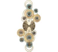 JZWCHQ Horloge Murale Art Moderne Horloge Murale Maison Mural Fer Art Art Silencieux Mural Mural Simple décoration Mural horloges murales pour Le Salon décor Mural Horloge (b)
