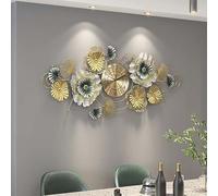 JZWCHQ Horloge Murale Horloge Murale Moderne Grand métal créatif Ginkgo Leaf Horloge de Quartz Horloge Murale Moderne