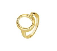 JZWCHQ Joue rond mignonne Anneau réglable pour femmes plaqué or plaqué minimaliste géométrique Cercle creux de mariage Band éternité articulations ouvertes ouvertes Anneaux de doigt confort