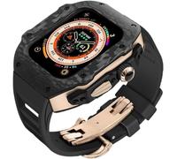 JZWCHQ Kit de mod de boîtier en fibre de carbone Kit de mod , pour ultra 8/7/6/5/4 / SE 49 mm 45 mm 44 mm , Men de style de style rm case sport bracelet respirant accessoires de remplacement