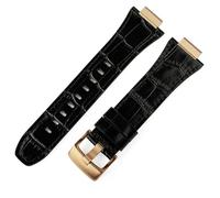 JZWCHQ Kit de modification de luxe Case en métal + Correa en cuir pour bande 44 mm 45 mm Bracelet Watch Band pour iWatch7 6 SE 45 mm STACLES