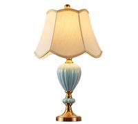 JZWCHQ Lampe de Table de Style de Style européen Lampe de Chevet de Chambre à Coucher Chaude américaine en céramique de Table de Table de Lampe de Chambre à Coucher (d 35x60cm)