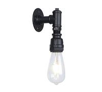 JZWCHQ Lampe Mur AMÉRICAIN Lampe Murs TRADACTIONAL INDUSTRAUTER IRETTAGNE Pipe MURME Mur STAUPUNK Indoor Mur SONCE Retro E27 FIXTRE Vintage CRÉATIF Metal pour Bar Garage Cafe