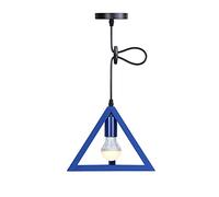JZWCHQ Lampes de plafond, Macaron Color Chaner Retro Craft Pendse Light Minimalist E27 Canders à tête individuelle V-H-INTAGE Élégante décoration d'ombre à suspendre Lampe suspendue de restaurant