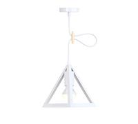 JZWCHQ Lampes de plafond, Macaron Color Chaner Retro Craft Pendse Light Minimalist E27 Canders à tête individuelle V-H-INTAGE Élégante décoration d'ombre à suspendre Lampe suspendue de restaurant