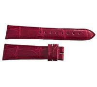 JZWCHQ Locman Women 20 mm Red Alligator Leather Watch Band Band
