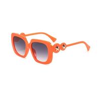 JZWCHQ Lunettes de Soleil avec des étoiles en métal à Cinq Pointes et Une Protection Solaire