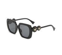 JZWCHQ Lunettes de Soleil avec des étoiles en métal à Cinq Pointes et Une Protection Solaire