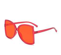 JZWCHQ Lunettes de soleil de rue à grand cadre pour hommes et femmes, pare-soleil d'extérieur pour les vacances (couleur : H, taille : moyen), K, Taille unique