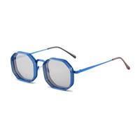 JZWCHQ Lunettes de Soleil Gothic Steampunk Gothic Men Retro Metal Punk Sun Glasses Femme Luxury Hip Hop Vintage Nuances
