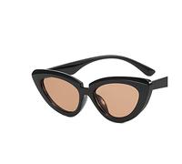 JZWCHQ Lunettes de Soleil Hip Hop Retro Small Small Hop Cat Triangular Cat pour Hommes et Femmes (Couleur: B, Taille: 1)