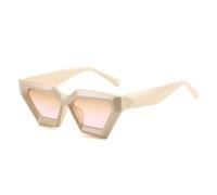 JZWCHQ Lunettes de soleil œil de chat pour femmes, lunettes de soleil vintage tendance pour hommes, lunettes de soleil de luxe féminines UV400
