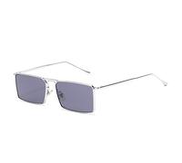 JZWCHQ Lunettes de Soleil pour Hommes et Femmes en métal Small Men et Lunettes de Soleil UV400 (Couleur: B, Taille: 1)