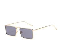 JZWCHQ Lunettes de Soleil pour Hommes et Femmes en métal Small Men et Lunettes de Soleil UV400 (Couleur: B, Taille: 1)