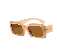 JZWCHQ Lunettes de Soleil rétro Hip Hop Square pour Hommes et Femmes en Plein air (Couleur: b, Taille: 1)