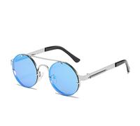 JZWCHQ Lunettes de soleil rétro punk pour hommes et femmes, pare-soleil extérieur, lunettes de plage décoratives (couleur : B, taille : moyenne), F, Medium