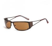 JZWCHQ Lunettes de soleil style creux 2025 personnalité masculine tendance photo de rue Hip Hop concave lunettes féminines