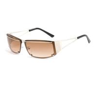 JZWCHQ Lunettes de soleil style creux 2025 personnalité masculine tendance photo de rue Hip Hop concave lunettes féminines