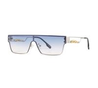 JZWCHQ Lunettes de Soleil surdimensionnées Homme Femme Grand Cadre Verres de Soleil mâle Gradient Clair Un Seul Morceau UV400