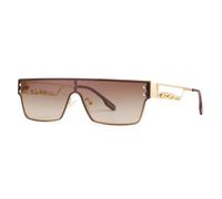 JZWCHQ Lunettes de Soleil surdimensionnées Homme Femme Grand Cadre Verres de Soleil mâle Gradient Clair Un Seul Morceau UV400