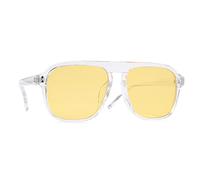 JZWCHQ Lunettes de soleil tendance à grand cadre pour hommes et femmes, lunettes de soleil d'ombrage de plage en plein air (couleur : A, taille : moyenne), F, Medium