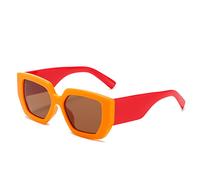JZWCHQ Lunettes de soleil tendance rétro pour hommes et femmes Photographie de rue Vacances en plein air Plage (couleur : H, taille : moyen), F, Medium