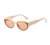 JZWCHQ Lunettes de soleil vintage 2025 pour femme - Couleurs bonbon - Dégradé - Mode féminine - Marque Hip Hop