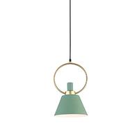 JZWCHQ - Macaron Color Pendant Light - Chaner Moderne Fashion Industrial Pendant Lampe V-Intage Pendant Shade E27 Single Head Hanging Light Metal Lighting Fixtures Compatible avec Restaurant Bar,