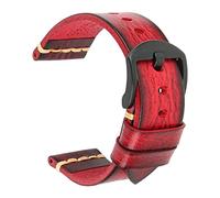 JZWCHQ Maikes Véritable bande de surveillance en cuir pour bracelet de montre galaxie 20 mm 22 mm 24 mm Band de montre tissote timex omega bracelets