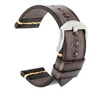 JZWCHQ Maikes Véritable bande de surveillance en cuir pour bracelet de montre galaxie 20 mm 22 mm 24 mm Band de montre tissote timex omega bracelets