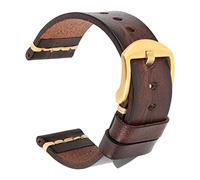 JZWCHQ Maikes Véritable bande de surveillance en cuir pour bracelet de montre galaxie 20 mm 22 mm 24 mm Band de montre tissote timex omega bracelets