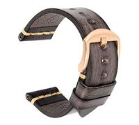 JZWCHQ Maikes Véritable bande de surveillance en cuir pour bracelet de montre galaxie 20 mm 22 mm 24 mm Band de montre tissote timex omega bracelets