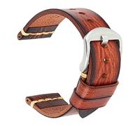 JZWCHQ Maikes Véritable bande de surveillance en cuir pour bracelet de montre galaxie 20 mm 22 mm 24 mm Band de montre tissote timex omega bracelets