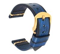 JZWCHQ Maikes Véritable bande de surveillance en cuir pour bracelet de montre galaxie 20 mm 22 mm 24 mm Band de montre tissote timex omega bracelets