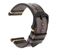JZWCHQ Maikes Véritable bande de surveillance en cuir pour bracelet de montre galaxie 20 mm 22 mm 24 mm Band de montre tissote timex omega bracelets
