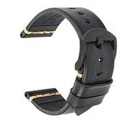 JZWCHQ Maikes Véritable bande de surveillance en cuir pour bracelet de montre galaxie 20 mm 22 mm 24 mm Band de montre tissote timex omega bracelets